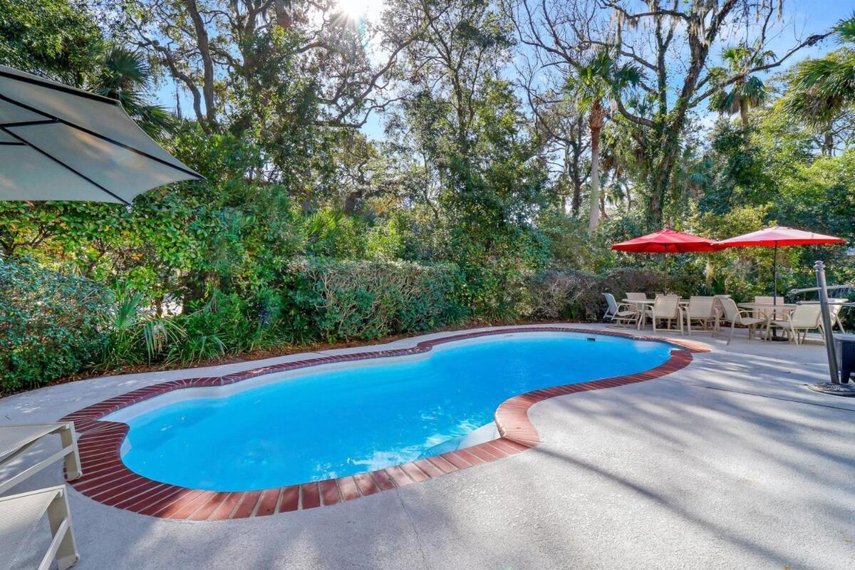 6 Bd 4 And One Half Bath Family Friendly Beach Home With Heated Pool Just A Block To The Beach Hilton Head Island Bagian luar foto