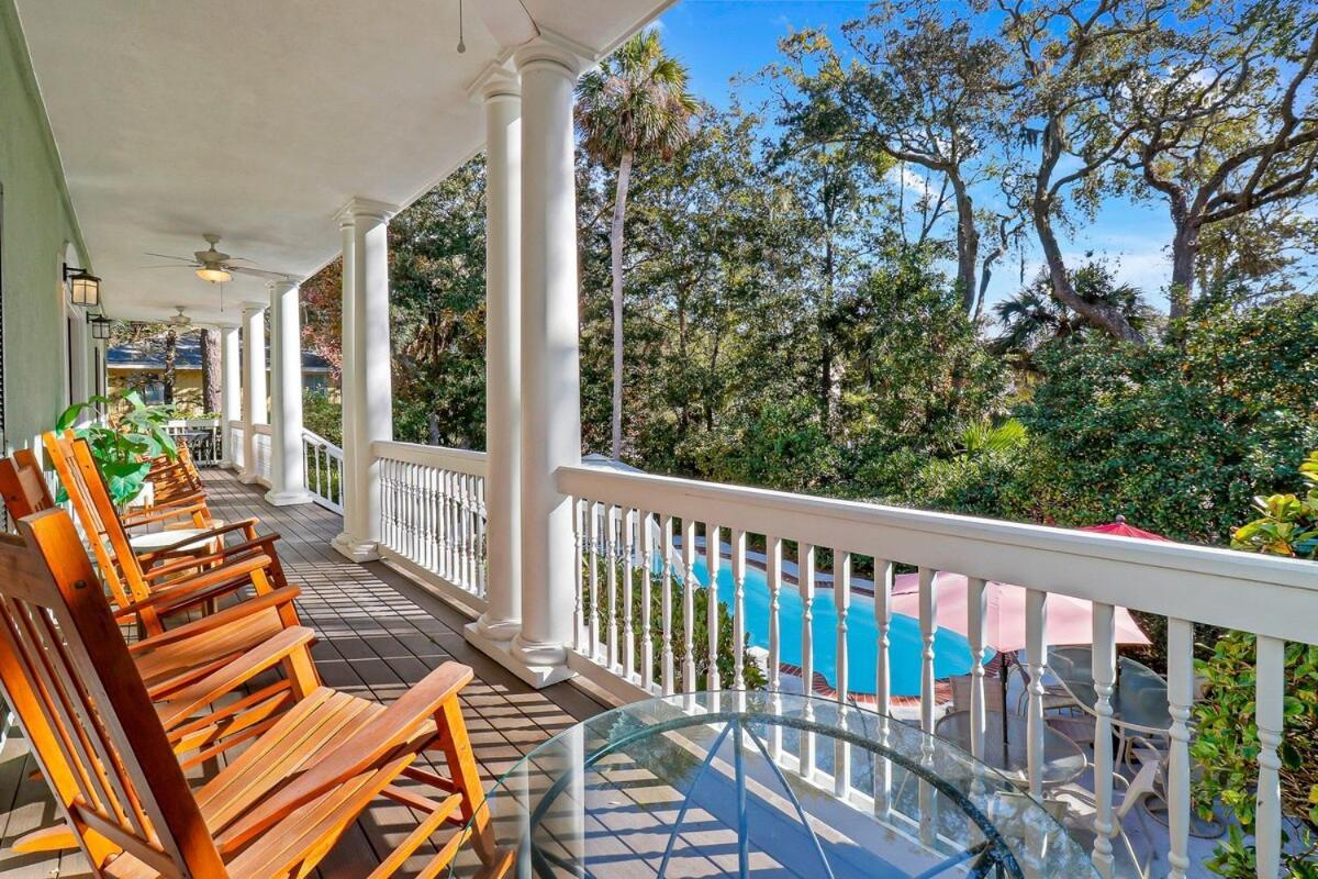 6 Bd 4 And One Half Bath Family Friendly Beach Home With Heated Pool Just A Block To The Beach Hilton Head Island Bagian luar foto